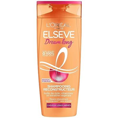 L'Oreal Paris L'Oréal Paris Reconstructieve shampoo voor lang haar gerepareerde lengtes verrijkt met plantaardige keratine + vtamine + ricinusolie Elseve Dream Long 300 ml L'Oreal Paris L'Oréal Paris Reconstructieve shampoo voor lang haar gerepareerde lengtes verrijkt met plantaardige keratine + vtamine + ricinusolie Elseve Dream Long 300 ml