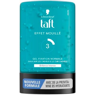 TAFT Schwarzkopf Styling-gel nat effect gel intensieve glans normale fixatie zacht op het haar langdurige grip zonder kleverig effect Provitamine B5-300 ml TAFT Schwarzkopf Styling-gel nat effect gel intensieve glans normale fixatie zacht op het haar langdurige grip zonder kleverig effect Provitamine B5-300 ml