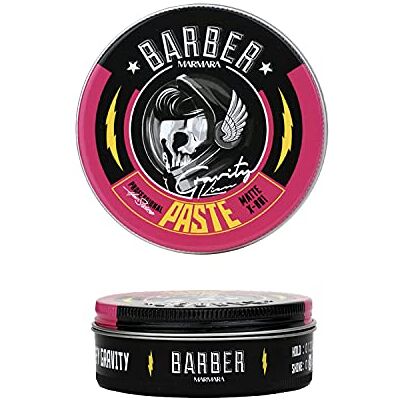 barber marmara PASTE Stylingwas, mat, 100 ml, haarpasta voor heren, medium grip, matte modelleerwas barber marmara PASTE Stylingwas, mat, 100 ml, haarpasta voor heren, medium grip, matte modelleerwas