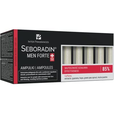 SEBORADIN MEN FORTE anti-haaruitval ampullen voor heren, 14 x 5,5 ml SEBORADIN MEN FORTE anti-haaruitval ampullen voor heren, 14 x 5,5 ml