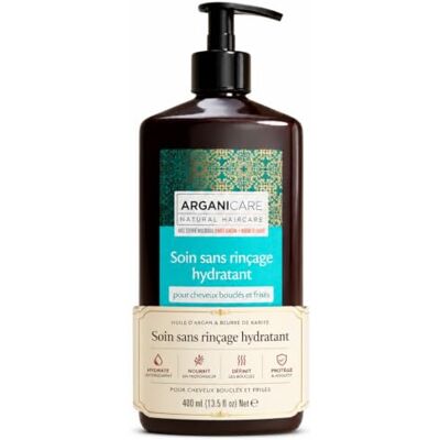 Arganicare Argan-serie beschermende vochtinbrengende verzorging zonder uitspoelen met biologische arganolie krullend haar herdefinieert krullen versterkt het haar geeft flexibiliteit en glans 100 ml Arganicare Argan-serie beschermende vochtinbrengende verzorging zonder uitspoelen met biologische arganolie krullend haar herdefinieert krullen versterkt het haar geeft flexibiliteit en glans 100 ml