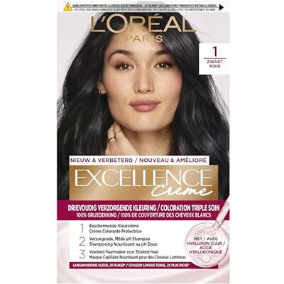 L'Oreal Paris Loreal Excellence 1 Zwart L'Oreal Paris Loreal Excellence 1 Zwart