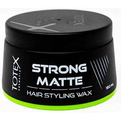Totex Hair Men Styling Wax voor haar, sterke textuur, mat, matte look, matte haardefinitiewas, 150 ml Totex Hair Men Styling Wax voor haar, sterke textuur, mat, matte look, matte haardefinitiewas, 150 ml
