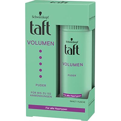 TAFT Volumepoeder (10 g), haarpoeder voor volume en controle voor alle haartypes, het stylingpoeder zorgt voor tot 24 uur controle zonder te plakken TAFT Volumepoeder (10 g), haarpoeder voor volume en controle voor alle haartypes, het stylingpoeder zorgt voor tot 24 uur controle zonder te plakken