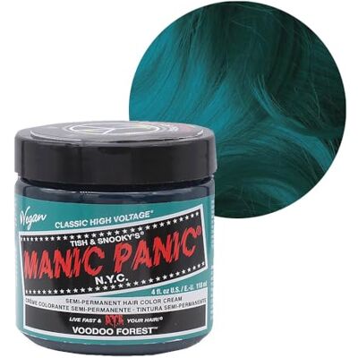 Manic Panic Voodoo Forest Classic Creme Vegan Cruelty Free Green Semi Permanent Hair Dye 118ml Manic Panic Voodoo Forest Classic Creme Vegan Cruelty Free Green Semi Permanent Hair Dye 118ml