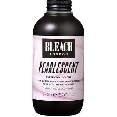 Bleach London Parelmoer semi-permanente kleurcrème parelmoer roos veganistisch dierproefvrij tijdelijke levendige kleuring 150 ml Bleach London Parelmoer semi-permanente kleurcrème parelmoer roos veganistisch dierproefvrij tijdelijke levendige kleuring 150 ml