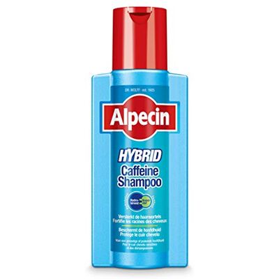 Alpecin Hybrid Shampoo 1x 250ml Natuurlijke haargroei shampoo voor gevoelige en droge hoofdhuid Energizer voor sterk haar Haarverzorging voor mannen Made in Germany Alpecin Hybrid Shampoo 1x 250ml Natuurlijke haargroei shampoo voor gevoelige en droge hoofdhuid Energizer voor sterk haar Haarverzorging voor mannen Made in Germany