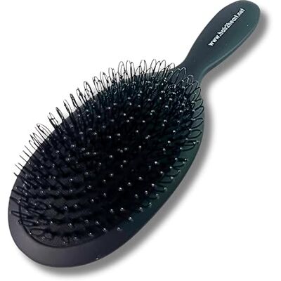 hair2heart Haarverlenging, haarborstel, haarborstel zonder trekken, verzorgingsborstel met krullen hair2heart Haarverlenging, haarborstel, haarborstel zonder trekken, verzorgingsborstel met krullen