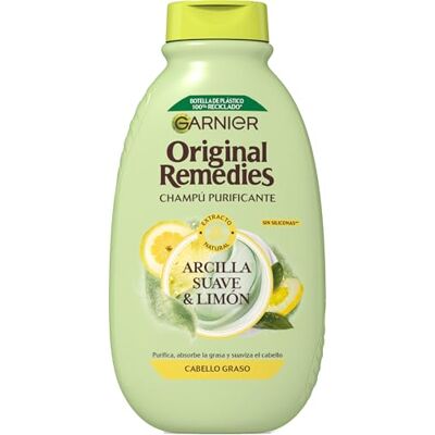 Garnier Originele Remedies verdichtende wasverzorging voor haar op zoek naar volume en zachtheid voor het reinigen en verdichten met uitgebalanceerde formule Garnier Originele Remedies verdichtende wasverzorging voor haar op zoek naar volume en zachtheid voor het reinigen en verdichten met uitgebalanceerde formule