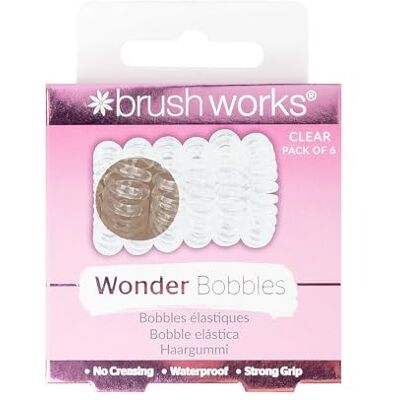Brushworks Wonder Bobble Pommel, transparant, 6 stuks Brushworks Wonder Bobble Pommel, transparant, 6 stuks