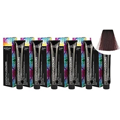 POSTQUAM Professionele haarverf met hoge dekking, 6 stuks, permanente kleuring, 100% dekking van wit haar, garandeert een gelijkmatige en duurzame natuurlijke kleur, meer dan POSTQUAM Professionele haarverf met hoge dekking, 6 stuks, permanente kleuring, 100% dekking van wit haar, garandeert een gelijkmatige en duurzame natuurlijke kleur, meer dan