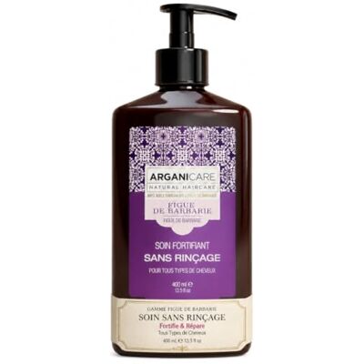 Arganicare Bevordert verzorging zonder uitspoelen met barbievijgen, verzorging voor alle haartypes, fles 400 ml Arganicare Bevordert verzorging zonder uitspoelen met barbievijgen, verzorging voor alle haartypes, fles 400 ml