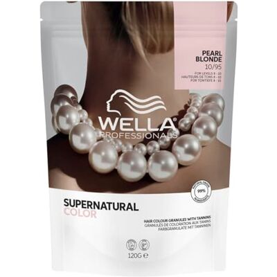WELLA Supernatural Color 10/95 Pearl Blonde 120 g Professionele kleuring met natuurlijk effect, zachte dekking en lichtreflecties, natuurlijk en gelijkmatig resultaat WELLA Supernatural Color 10/95 Pearl Blonde 120 g Professionele kleuring met natuurlijk effect, zachte dekking en lichtreflecties, natuurlijk en gelijkmatig resultaat