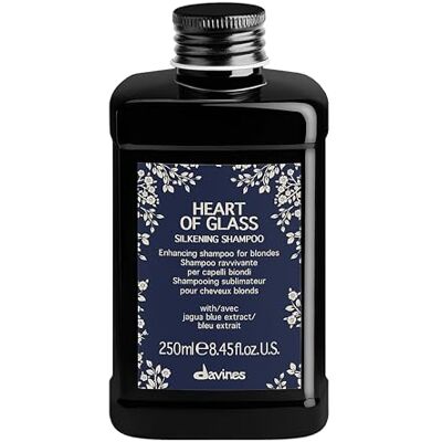 Davines HEART OF GLASS Silkening Shampoo Enhancing Shampoo voor blondines, 250 ml Davines HEART OF GLASS Silkening Shampoo Enhancing Shampoo voor blondines, 250 ml