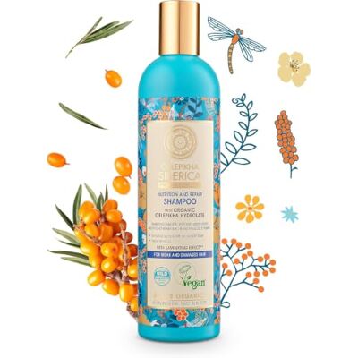 Natura Siberica Duindoorn Shampoo voor breekbaar haar, 400 ml Natura Siberica Duindoorn Shampoo voor breekbaar haar, 400 ml
