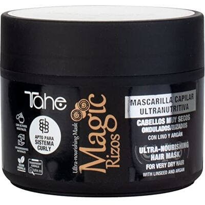 Tahe Magic Rizos Ultra-voedend haarmasker voor zeer droog en krullend haar, 300 ml Tahe Magic Rizos Ultra-voedend haarmasker voor zeer droog en krullend haar, 300 ml