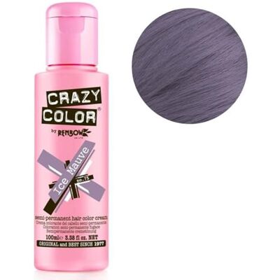 Crazy Color haarverf, semipermanent, 100 ml (Ice Mauve) Crazy Color haarverf, semipermanent, 100 ml (Ice Mauve)