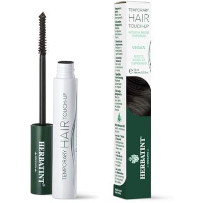 Herbatint Tijdelijke Hair Touch-Up Mascara, onmiddellijke haarverzorging, tijdelijke dekking, 93% ingrediënten van natuurlijke oorsprong, donkerbruin Herbatint Tijdelijke Hair Touch-Up Mascara, onmiddellijke haarverzorging, tijdelijke dekking, 93% ingrediënten van natuurlijke oorsprong, donkerbruin