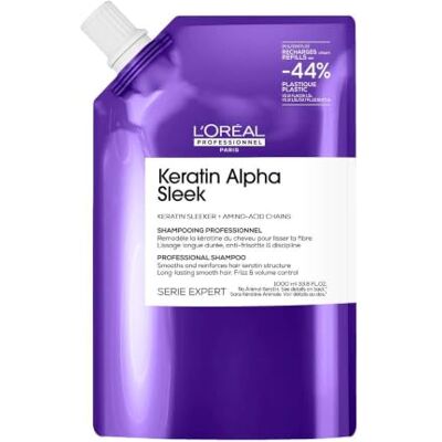 L'ORÉAL Professionnel Keratin Alpha Sleek Shampooing Refill 1000 ml L'ORÉAL Professionnel Keratin Alpha Sleek Shampooing Refill 1000 ml