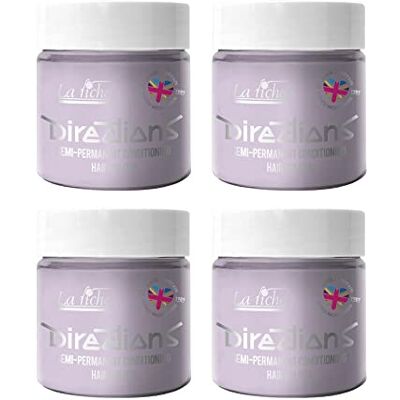 La Riche Directions Set van 4 semi-permanente haarverf 100 ml (White Toner) La Riche Directions Set van 4 semi-permanente haarverf 100 ml (White Toner)