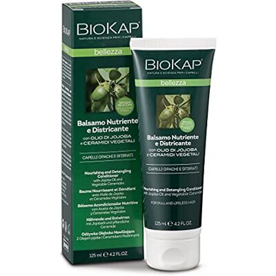 BIOKAP Premium conditioner 125 ml jojoba-olie Antifizz plantaardig keramiek veganistisch siliconenvrij zonder parabenen BIOKAP Premium conditioner 125 ml jojoba-olie Antifizz plantaardig keramiek veganistisch siliconenvrij zonder parabenen