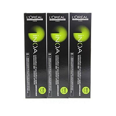 L'ORÉAL Inoa Marron 60 ml ammoniakvrije crème, 3 stuks L'ORÉAL Inoa Marron 60 ml ammoniakvrije crème, 3 stuks