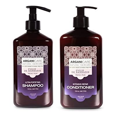 Arganicare Duo Magnificience met cactusvijgolie Shampoo 400 ml + conditioner 400 ml Arganicare Duo Magnificience met cactusvijgolie Shampoo 400 ml + conditioner 400 ml