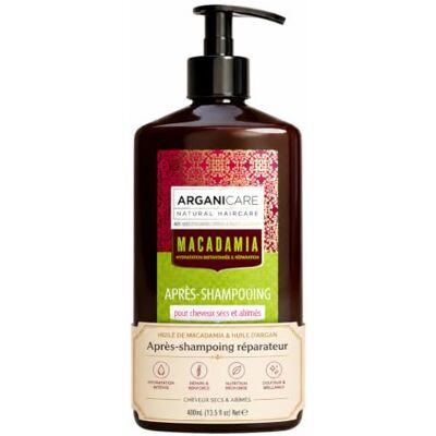 Arganicare Hydraterende conditioner met Macadamia-olie Droog en beschadigd haar 400 ml fles Arganicare Hydraterende conditioner met Macadamia-olie Droog en beschadigd haar 400 ml fles