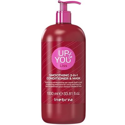 Inebrya Up To You Smoothing Traitement de conditionnement pour cheveux rebelles et crépus 1000 ml Inebrya Up To You Smoothing Traitement de conditionnement pour cheveux rebelles et crépus 1000 ml