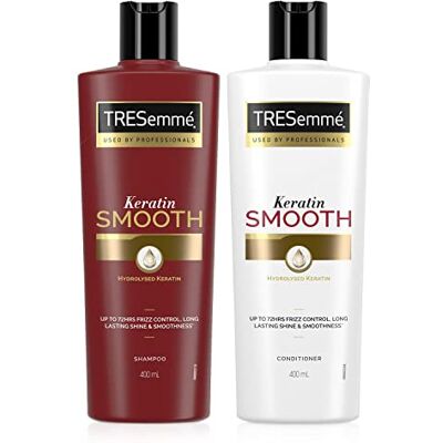 TRESemmé Keratine Smooth Shampoo en Conditioner, professioneel gebruikt, 2 x 400 ml TRESemmé Keratine Smooth Shampoo en Conditioner, professioneel gebruikt, 2 x 400 ml