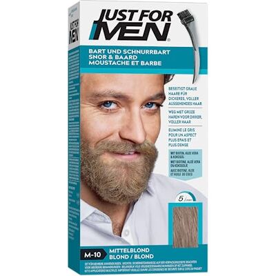Just for men Formule voor snor en baard, verwijdert grijze borstelharen voor een dikker behoud – M10 Just for men Formule voor snor en baard, verwijdert grijze borstelharen voor een dikker behoud – M10