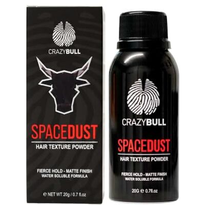 CrazyBull Crazy Bull Space Dust Haarpoeder, matterend poeder voor volume, textuur en styling van het haar, natuurlijke matte look, sterke grip en residuvrij, dierproefvrij en veganistisch CrazyBull Crazy Bull Space Dust Haarpoeder, matterend poeder voor volume, textuur en styling van het haar, natuurlijke matte look, sterke grip en residuvrij, dierproefvrij en veganistisch