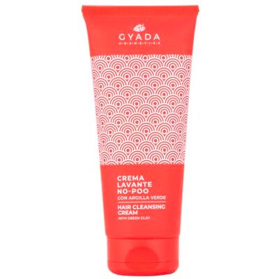 GYADA COSMETICS , No-Poo Wascrème, modelleercrème, krullend, reinigend, elastisch, anti-kroes op basis van groene klei en schroefsap, 200 ml GYADA COSMETICS , No-Poo Wascrème, modelleercrème, krullend, reinigend, elastisch, anti-kroes op basis van groene klei en schroefsap, 200 ml