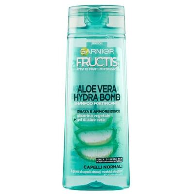 Garnier Multipack shampoo Fructis, shampoo voor normaal haar, hydraterend, licht, Aloë Vera Hydra Bomb, 250 ml, 12 stuks Garnier Multipack shampoo Fructis, shampoo voor normaal haar, hydraterend, licht, Aloë Vera Hydra Bomb, 250 ml, 12 stuks