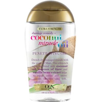 OGX Coconut Miracle Oil Penetrerende haarolie voor droog haar, extra sterk, 100 ml OGX Coconut Miracle Oil Penetrerende haarolie voor droog haar, extra sterk, 100 ml
