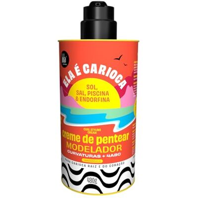 Lola Cosmetics Ela É Carioca stylingcrème – intensieve definitie voor 3ABC krullen – diepe hydratatie – lichte textuur – 480 g Lola Cosmetics Ela É Carioca stylingcrème – intensieve definitie voor 3ABC krullen – diepe hydratatie – lichte textuur – 480 g
