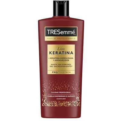 TRESemmé Gladde keratine shampoo voor kroeshaar of beschadigd haar met marulaolie en keratine, 685 ml TRESemmé Gladde keratine shampoo voor kroeshaar of beschadigd haar met marulaolie en keratine, 685 ml