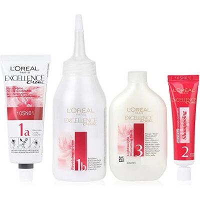 L'Oreal Paris L'Oréal Paris Excellence Crème Permanente Haarkleuring Kleur: Donkerblond (6) L'Oreal Paris L'Oréal Paris Excellence Crème Permanente Haarkleuring Kleur: Donkerblond (6)