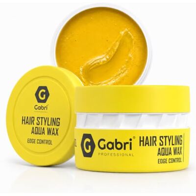 G Gabri Gabri Styling Wax, 150 ml, gelwas voor haar, randcontrole, maximale en langdurige controle, haarwas voor dames en heren (randcontrole) G Gabri Gabri Styling Wax, 150 ml, gelwas voor haar, randcontrole, maximale en langdurige controle, haarwas voor dames en heren (randcontrole)