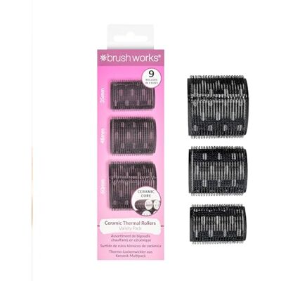 Brushworks Ceramic Thermal Rollers Variety Pack Brushworks Ceramic Thermal Rollers Variety Pack