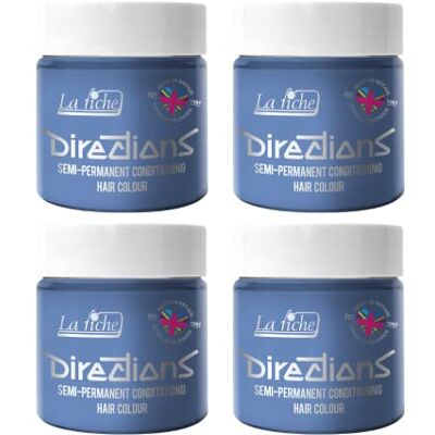 La Riche 4 x Directions Semi-Permanente Haarverf, 100 ml (Zilver) La Riche 4 x Directions Semi-Permanente Haarverf, 100 ml (Zilver)