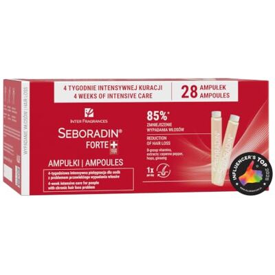 SEBORADIN FORTE Anti-haaruitval ampullen voor dames en heren, 28 x 5,5 ml SEBORADIN FORTE Anti-haaruitval ampullen voor dames en heren, 28 x 5,5 ml