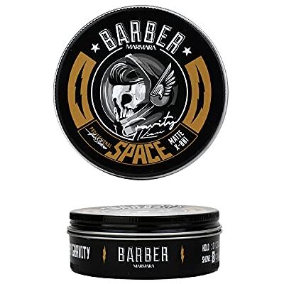 barber marmara SPACE Hair Wax 100 ml – Concrete Clay – super sterke fixatie – matte afwerking – haarwax voor heren – matte zalf voor mannen – stylingwas barber marmara SPACE Hair Wax 100 ml – Concrete Clay – super sterke fixatie – matte afwerking – haarwax voor heren – matte zalf voor mannen – stylingwas