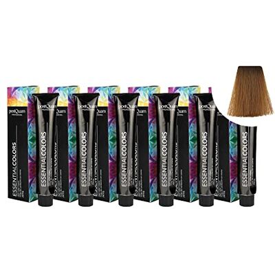 POSTQUAM 6 stuks professionele haarverf met hoge dekking, permanente kleuring, 100% dekking van wit haar, garandeert een gelijkmatige en duurzame natuurlijke kleur meer dan POSTQUAM 6 stuks professionele haarverf met hoge dekking, permanente kleuring, 100% dekking van wit haar, garandeert een gelijkmatige en duurzame natuurlijke kleur meer dan