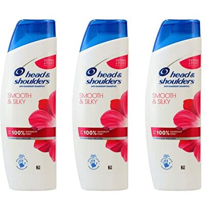 Head & Shoulders Smooth & Silky Anti-roos shampoo, 6 x 250 ml Head & Shoulders Smooth & Silky Anti-roos shampoo, 6 x 250 ml