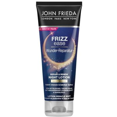 John Frieda Wunder-Reparatur Nacht Wunder Haarlotion, inhoud: 100 ml, serie Frizz Ease voor medium en dik haar, verzorgt intensief in 1 nacht John Frieda Wunder-Reparatur Nacht Wunder Haarlotion, inhoud: 100 ml, serie Frizz Ease voor medium en dik haar, verzorgt intensief in 1 nacht