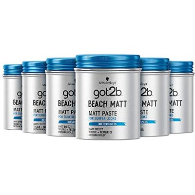 Schwarzkopf Matte pasta Surfer Look Got2b X6-100 ml Schwarzkopf Matte pasta Surfer Look Got2b X6-100 ml