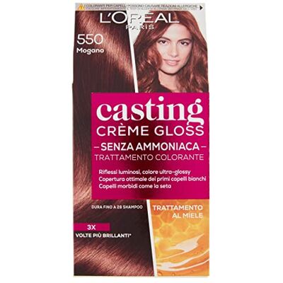 L'Oreal Paris L'Oréal Paris CASTING 550 crème mogano no ammoniaca haarverf L'Oreal Paris L'Oréal Paris CASTING 550 crème mogano no ammoniaca haarverf