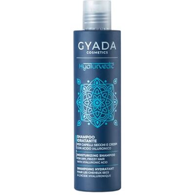 GYADA COSMETICS , Hydraterende Hyalurvedische shampoo voor droog en kroeshaar, -25% frizz, +30% glans, 200 ml GYADA COSMETICS , Hydraterende Hyalurvedische shampoo voor droog en kroeshaar, -25% frizz, +30% glans, 200 ml