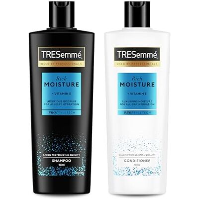 TRESemmé Rich Moisture Shampoo & Conditioner 400-400 ml TRESemmé Rich Moisture Shampoo & Conditioner 400-400 ml